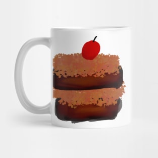 Chocolate Icing Chocolate Cake Mug